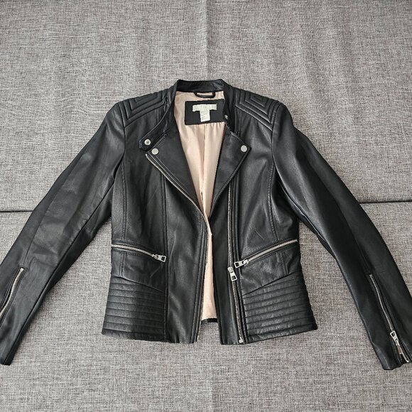 Faux Leather Jacket - Picture 1 of 13